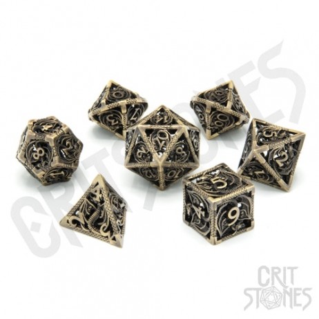 Set de dés Métal Dragon