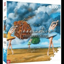 Puzzle 1000p The Shape of Color Green Rafal Olbinski