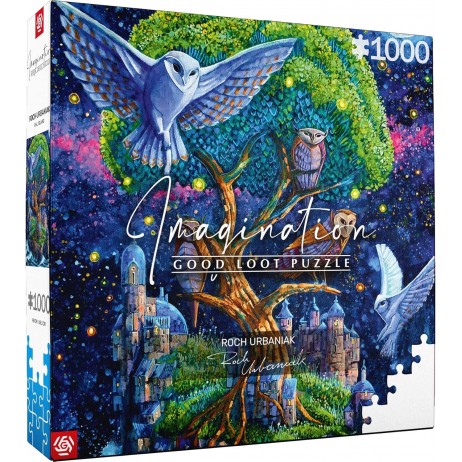 Puzzle 1000p Owl Island Roch Urbaniak