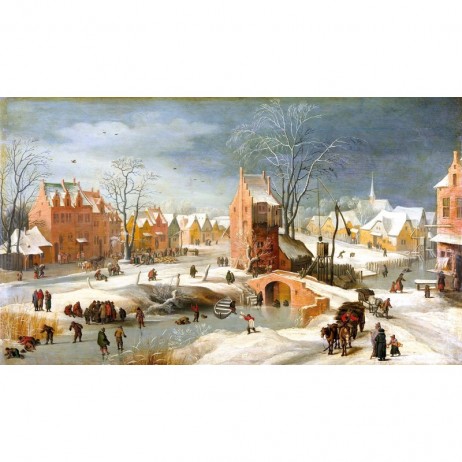 Puzzle Bois 250p Paysage Enneigé