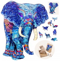 Puzzle 224 p Bois Elephant