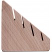 Porte-cartes pyramide double - Bois de hêtre