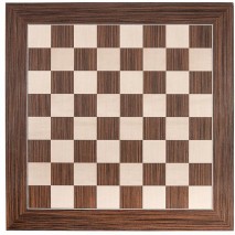 Échiquier marqueté en noyer 40x40 cm