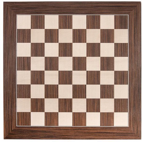 Échiquier marqueté en noyer 40x40 cm