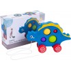 Pop It Dino à Tirer en bois