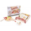 Pizza set en bois 
