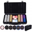 Mallette Poker noire 300 Jetons 14gr avec valeurs
