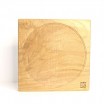 Socle bois 20cm Chêne