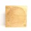 Socle bois 20cm Chêne