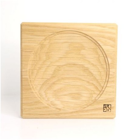Socle bois 20cm Frêne