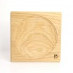 Socle bois 20cm Frêne