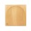 Socle bois 15cm Chêne