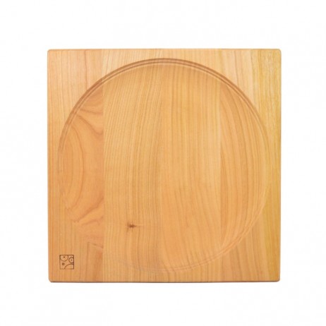 Socle bois 15cm Cerisier