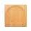 Socle bois 15cm Cerisier