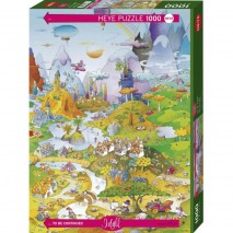 Puzzle 1000p Cart Classics Idyll By The Lake Heye