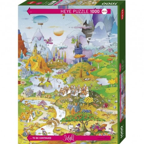 Puzzle 1000p Cart Classics Idyll By The Lake Heye