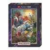 Puzzle 1000p Fauna Fantasies Elephantaisy Heye