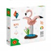 Origami 3D Flamant Rose