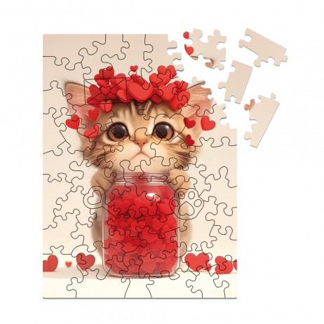 Puzzle 50 p Kitty Full of Love