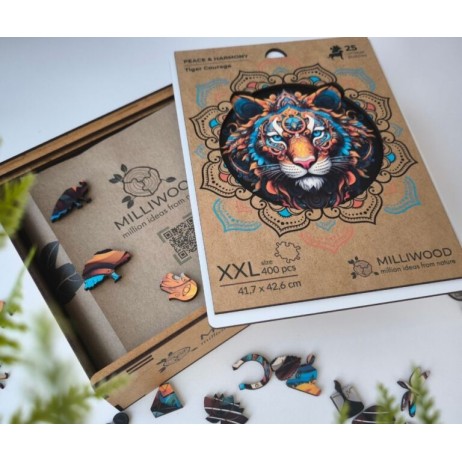 Puzzle 400 p Tiger Courage