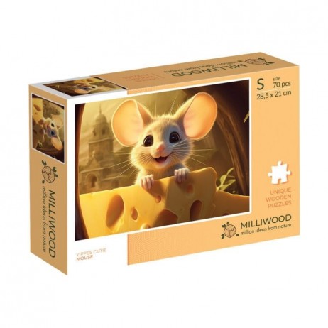 Puzzle 50 p Bois Mouse