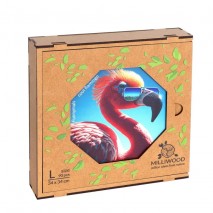Puzzle 90 P Bois Cool Flamingo
