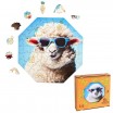 Puzzle 90 P Bois Sheep in Blue