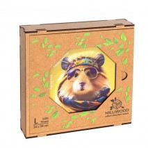 Puzzle 90 P Bois Hippy Hamster