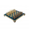 Jeu d'échecs Empire byzantin 20 cm or argent