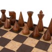Jeu d'échecs noyer liè 40 x 40 cm pièces d'échecs Stau