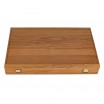 Backgammon Liège Rouge Bleu 30x20cm avec Racks