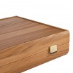 Backgammon Liège Rouge Bleu 30x20cm avec Racks