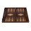 Backgammon Wenge 38x23cm avec Racks