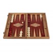 Backgammon Noyer Rouge 48x30cm avec Racks