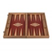 Backgammon Noyer Rouge 48x30cm avec Racks