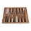 Backgammon Acajou 48x30cm Noir avec Racks