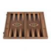 Backgammon Acajou 48x30cm Noir avec Racks