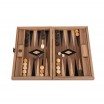 Backgammon Acajou 48x30cm Noir avec Racks