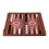 Backgammon Réplique noyer 48x30cm Avec Racks