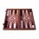 Backgammon Réplique noyer 48x26cm