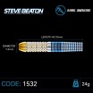 Fléchettes 22g Steve Beaton