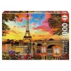 Puzzle 3000 pces coucher de soleil paris
