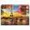 Puzzle 3000 pces coucher de soleil paris