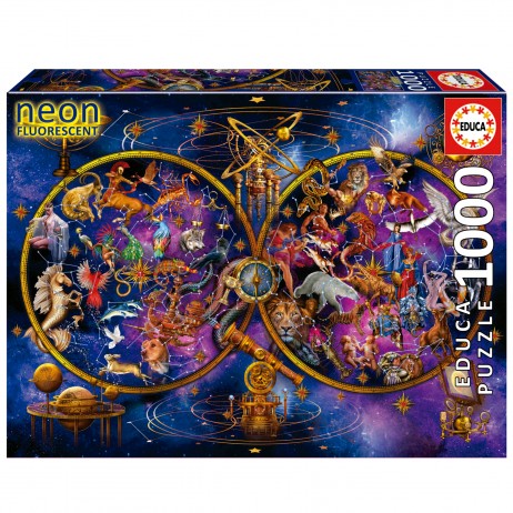 Puzzle 1000 pces constellation neon