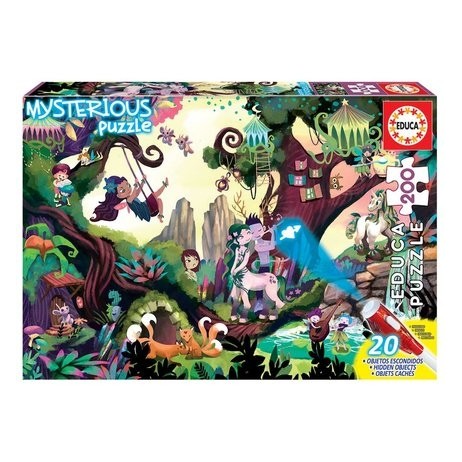 Puzzle 200 pces foret enchantée