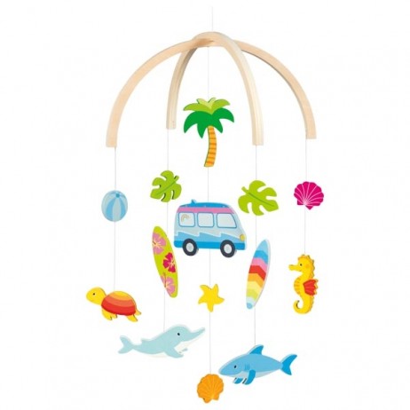 Mobile van de surfeur
