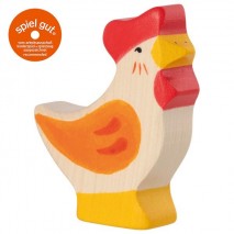 Poule debout