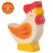 Poule debout