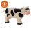 Vache debout noire