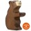 Ours brun petit assis